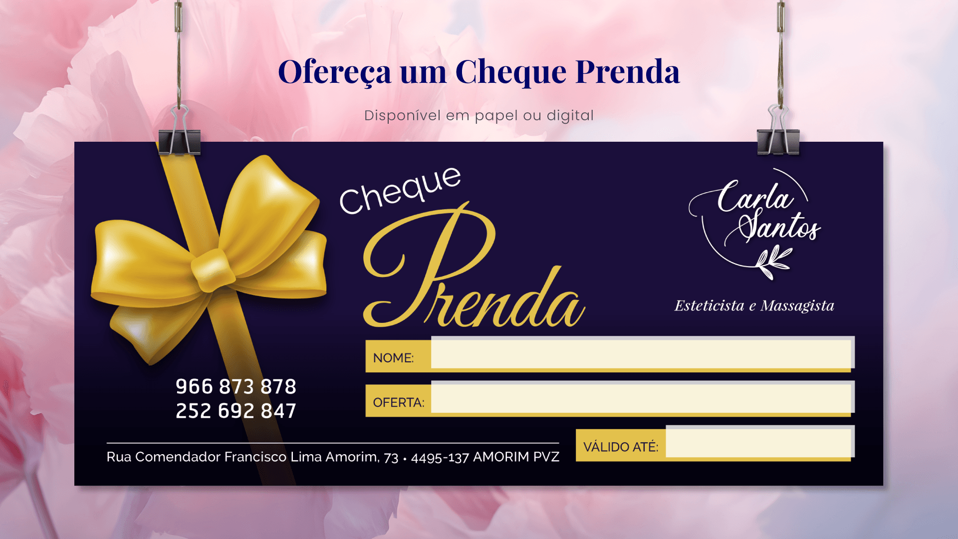 Cheque Prenda
